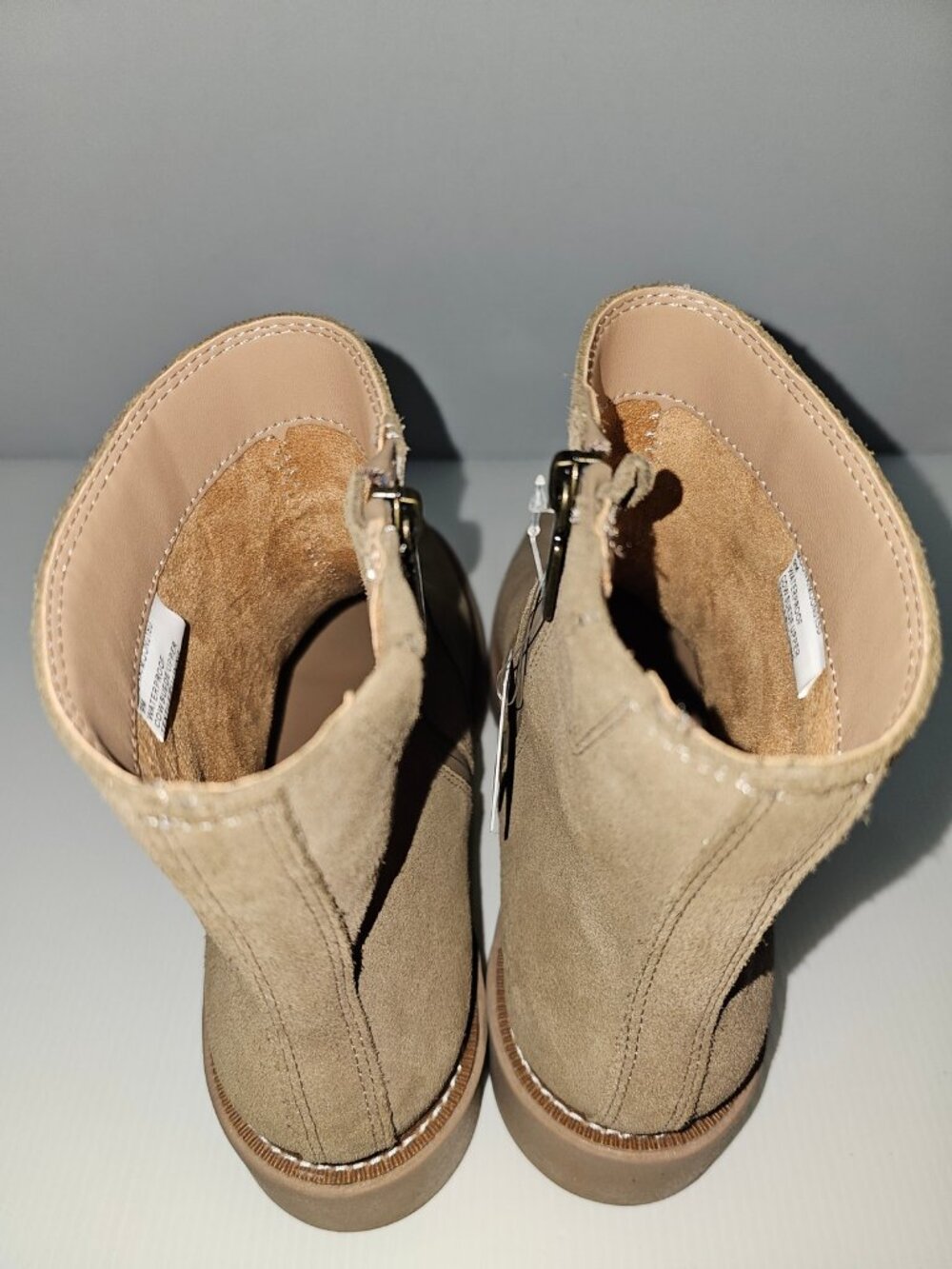 Blondo Moona Waterproof Ankle Boot Womens 9 Brown Suede Platform Comfort NEW - Picture 10 of 15